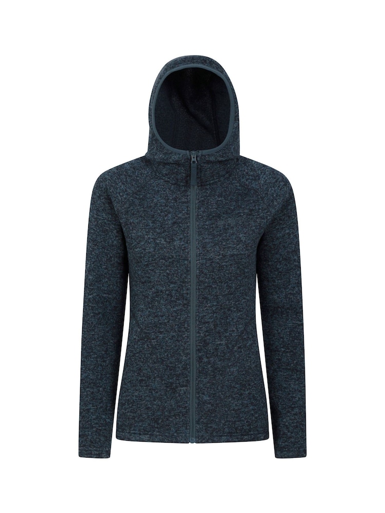 Mountain Warehouse Blue Nevis Womens Full Zip Hoodie - Image 1 of 5