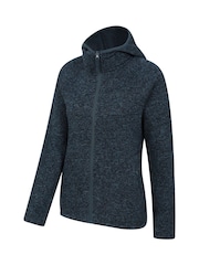 Mountain Warehouse Blue Nevis Womens Full Zip Hoodie - Image 4 of 5
