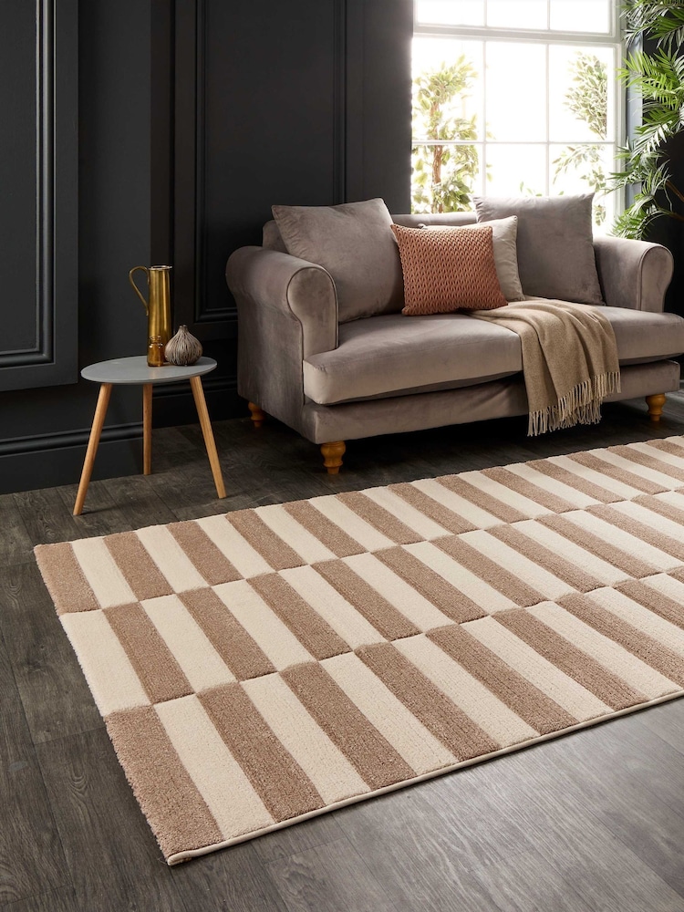 Laurence Llewelyn-Bowen Natural/White Dolce Vita Woven Rug - Image 2 of 6 Laurence Llewelyn-Bowen Natural/White Dolce Vita Woven Rug - Image 2 of 6