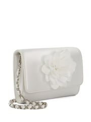 Dune London White Blossoming Clutch Bag - Image 5 of 6