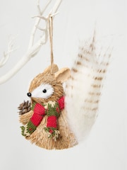 FatFace Brown Squirrel Brush Tree Decoration - Image 2 of 2