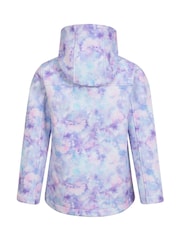 Mountain Warehouse Light Sea Green Exodus Kids Printed Water-Resistant Softshell Jacket - Image 3 of 5
