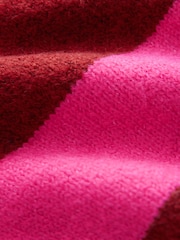 Pink Stripe Collar Jumper (3-16yrs) - Image 11 of 11