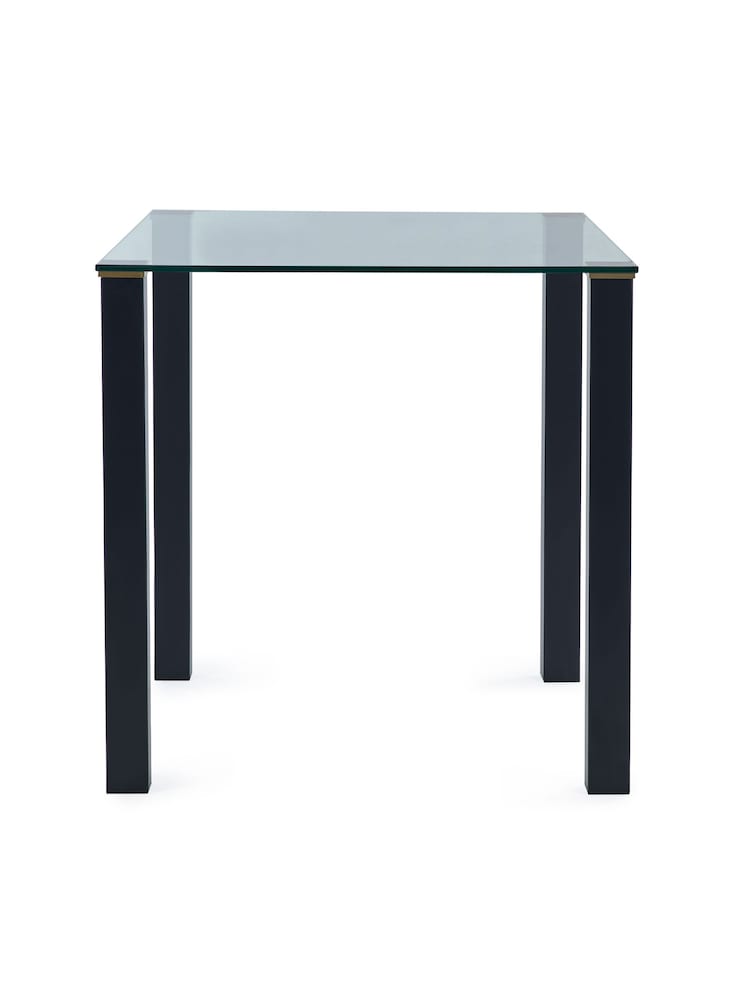 Julian Bowen Black Piero Square Table - Image 3 of 3