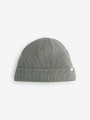 Charcoal Grey Knitted Baby Beanie Hat (0mths-2yrs) - Image 1 of 2
