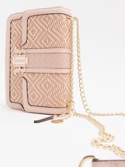 River Island Pink Weave Satchel Bag - Image 4 of 4