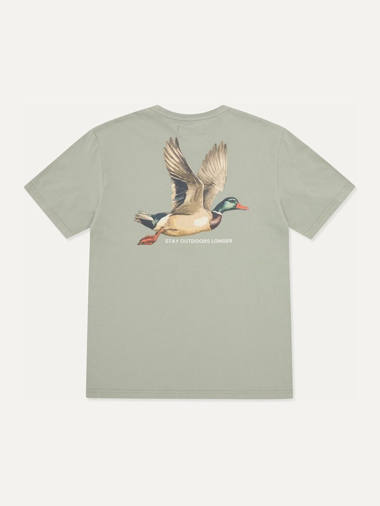 Sealskinz Green Saham Mens Graphic T-Shirt - Image 2 of 3