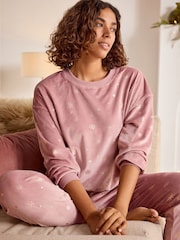 Bath & Body Works Mink Twosie Snowflake Pyjamas - Image 1 of 9