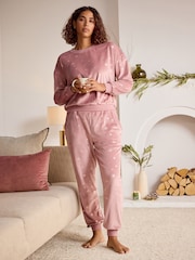 Bath & Body Works Mink Twosie Snowflake Pyjamas - Image 2 of 9