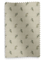Sophie Allport Natural Linen Olive Made to Measure 100% Cotton Roman Blinds - Image 6 of 6