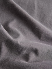 Charcoal Grey 100% Cotton Long Sleeve Bow Sequin T-Shirt (9mths-7yrs) - Image 7 of 8