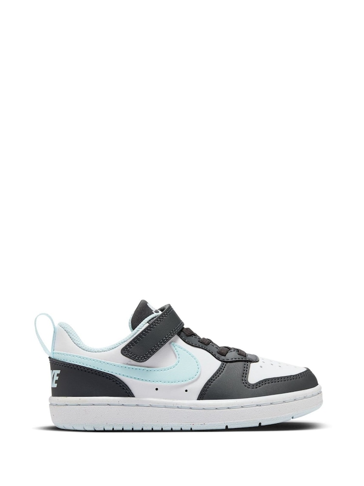 Nike Black Junior Court Borough Low Refcraft Trainers - Image 1 of 9