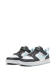 Nike Black Junior Court Borough Low Refcraft Trainers - Image 3 of 9