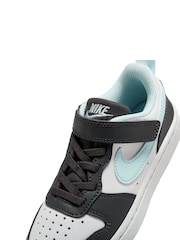 Nike Black Junior Court Borough Low Refcraft Trainers - Image 7 of 9