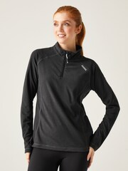 Regatta Black Womens Montes Half Zip Fleece - Image 1 of 7