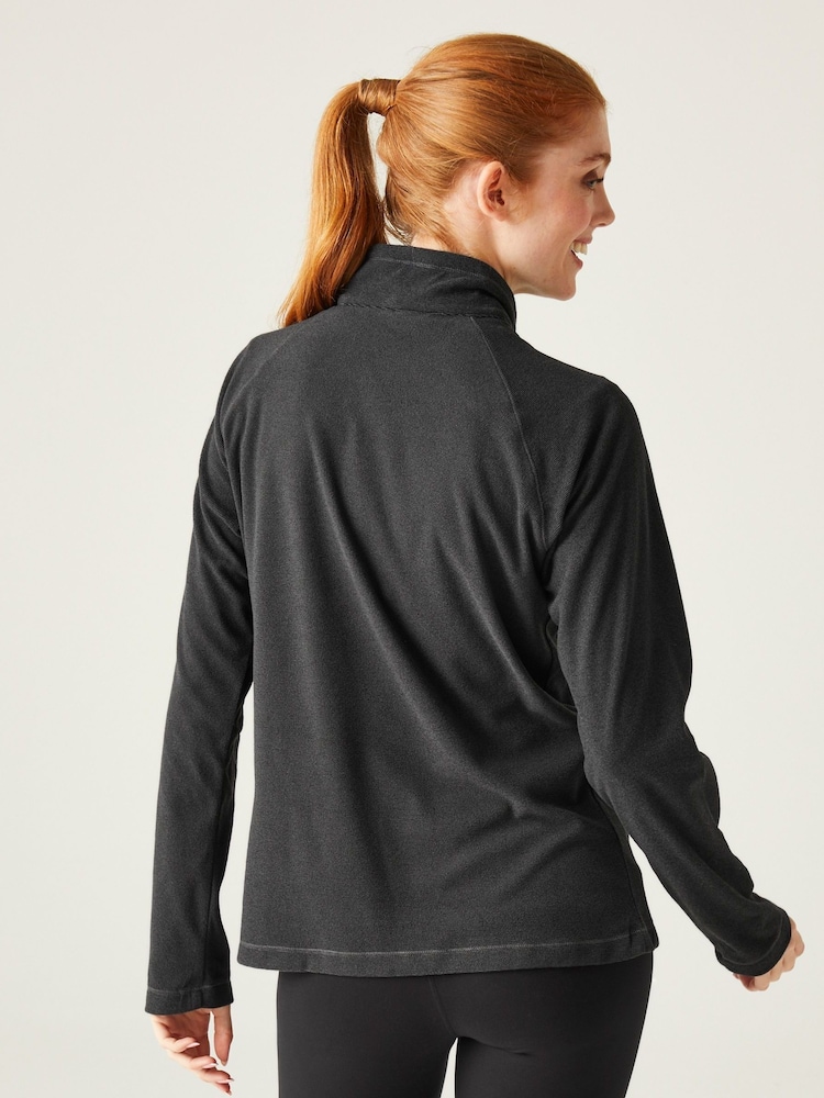 Regatta Black Womens Montes Half Zip Fleece - Image 2 of 7