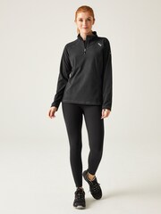 Regatta Black Womens Montes Half Zip Fleece - Image 3 of 7