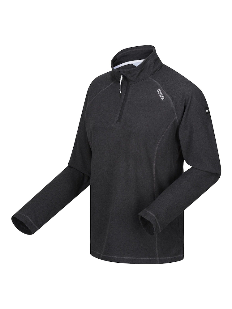 Negru - Geacă Regatta Montes din fleece cu fermoar scurt - Imaginea 4 din 4 Negru - Geacă Regatta Montes din fleece cu fermoar scurt - Imaginea 4 din 4