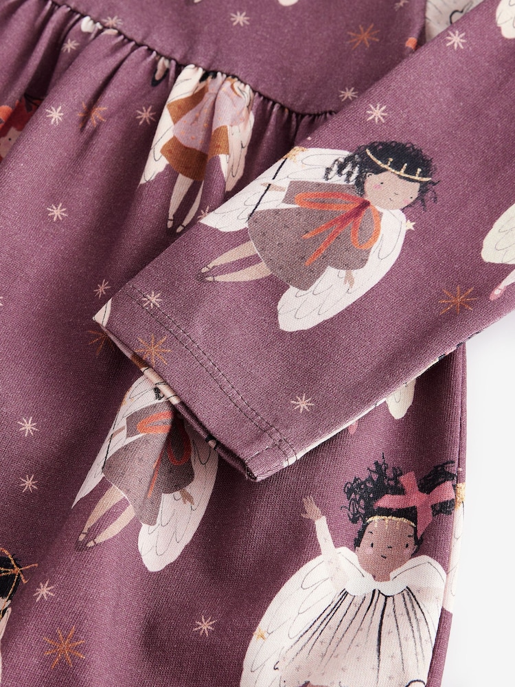 Violett/Figurenmotiv - Langarm-Jerseykleid aus 100 % Baumwolle (3 M.–7 J.) - Bild 2 von 9 Violett/Figurenmotiv - Langarm-Jerseykleid aus 100 % Baumwolle (3 M.–7 J.) - Bild 2 von 9