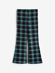 Black Multi Check - Flare Leggings (3-16yrs) - Image 5 of 8