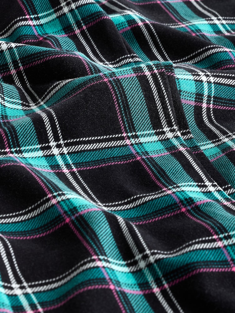 Black Multi Check - Flare Leggings (3-16yrs) - Image 8 of 8