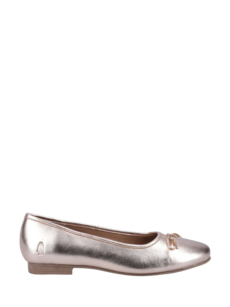 Dorado rosa - Bailarinas estilo merceditas de piel Naomi de Hush Puppies - Imagen 4 de 4