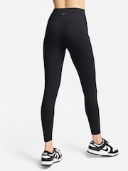Nike Black One High-Waisted 7/8 Leggings with Pockets - Image 2 of 8