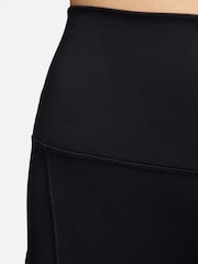 Nike Black One High-Waisted 7/8 Leggings with Pockets - Image 4 of 8