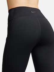 Nike Black One High-Waisted 7/8 Leggings with Pockets - Image 5 of 8