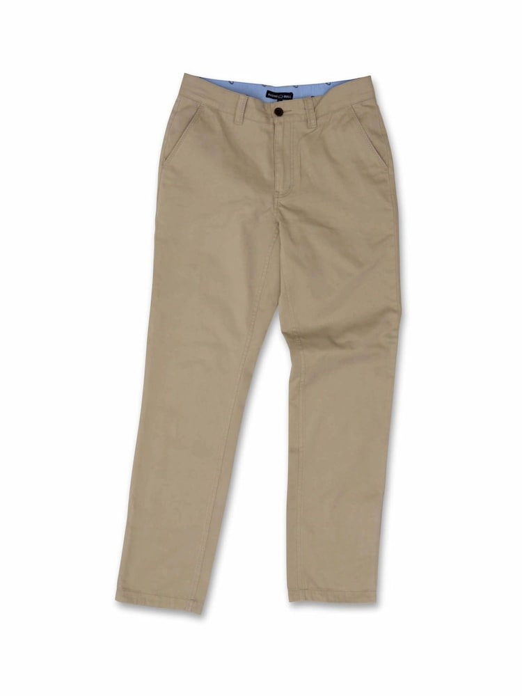 Raging Bull Tapered Chino Brown Trousers - Image 3 of 5