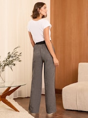 Love & Roses Grey Tailored Side Stripe Wide Leg Trousers - Image 4 of 4