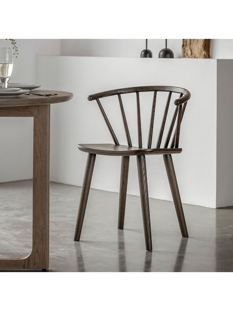 Gallery Home Brown Neston Dining Chairs Set of 2 - Image 1 of 5