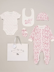 Rock-A-Bye Baby Boutique 100% Cotton 5-Piece Printed Gift Set - Image 1 of 6