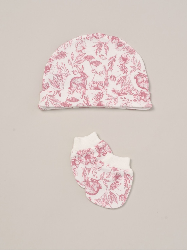 Rock-A-Bye Baby Boutique 100% Cotton 5-Piece Printed Gift Set - Image 6 of 6