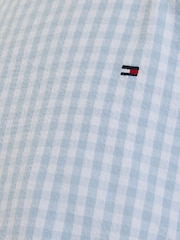 Tommy Hilfiger Blue Girls Gingham Puff Dress - Image 6 of 6