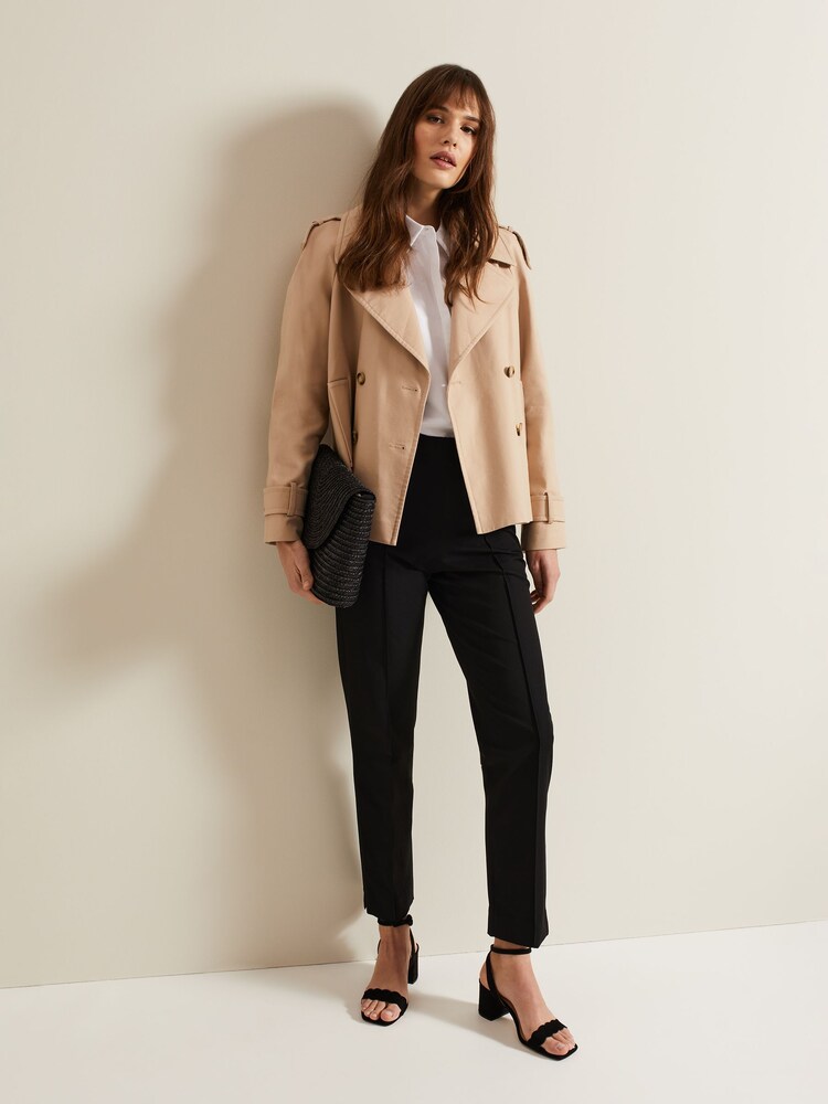 Phase Eight Black Miah Stretch Capri Trousers - Image 5 of 6