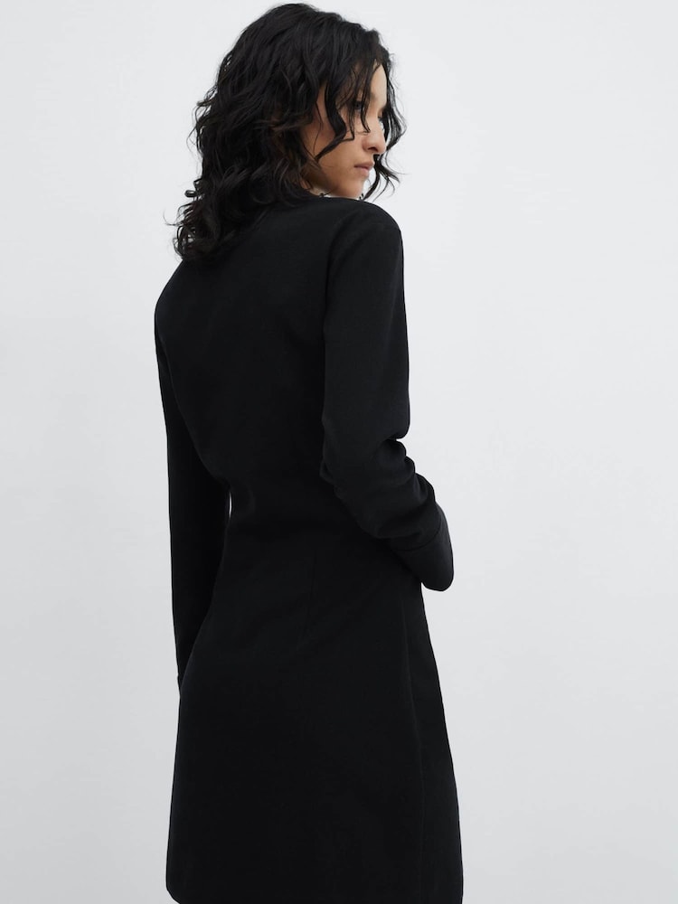 Mango Black Knot Detail Dress - Image 2 of 6