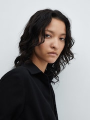 Mango Black Knot Detail Dress - Image 4 of 6