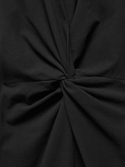 Mango Black Knot Detail Dress - Image 6 of 6