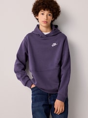Nike Purple Raisin Club Fleece Overhead Hoodie - Image 1 of 7