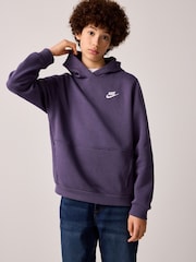 Nike Purple Raisin Club Fleece Overhead Hoodie - Image 2 of 7