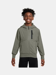 Nike Green Therma FIT City Utility EasyOn Winterized Zip Through Hoodie - Image 1 of 4