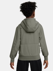 Nike Green Therma FIT City Utility EasyOn Winterized Zip Through Hoodie - Image 2 of 4