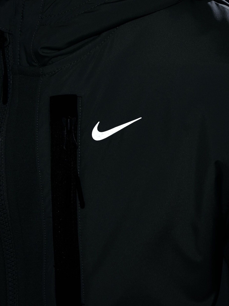 Nike Green Therma FIT City Utility EasyOn Winterized Zip Through Hoodie - Image 4 of 4