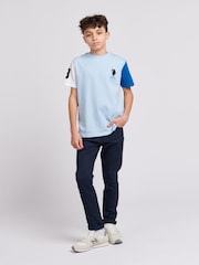 U.S. Polo Assn. Camiseta de algodón 100% Player 3 para niño - Imagen 3 de 7