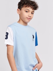 U.S. Polo Assn. Camiseta de algodón 100% Player 3 para niño - Imagen 5 de 7