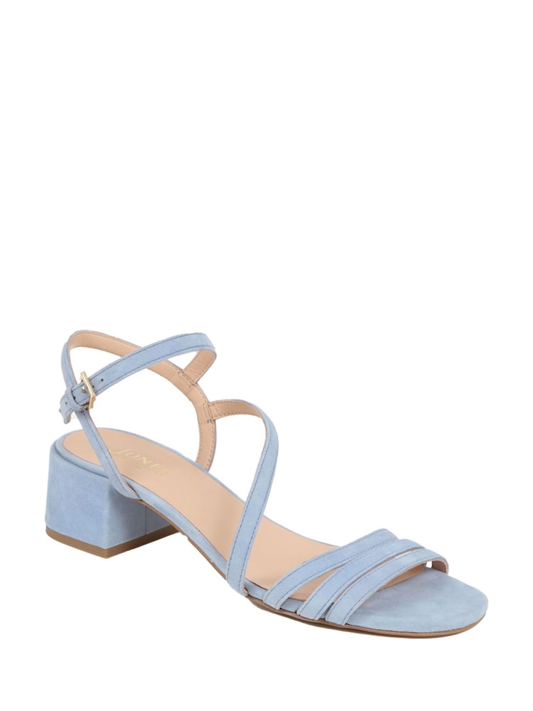 Hellblau - Jones Bootmaker Ginette2 Heeled Leather Sandals - Bild 6 von 6