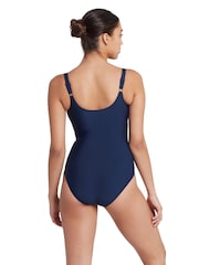 Zoggs Adjustable Scoopback One Piece Swimsuit with Tummy Control and Foam Cups Support - Image 2 of 7