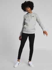 Puma Grey Womens Essentials Small Logo Hoodie - Image 3 of 5