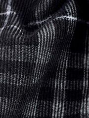 Black 100% Cotton Long Sleeve Corduroy Check Shirt - Image 6 of 8